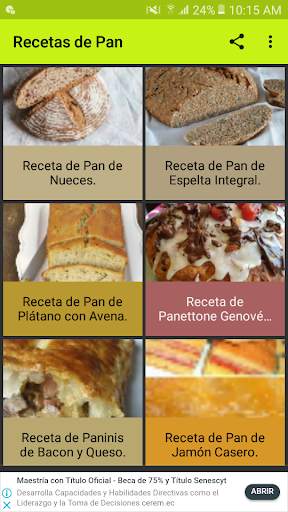 Recetas de Pan скриншот 1