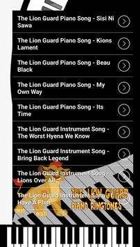 The Lion Guard Piano Ringtones screenshot 1