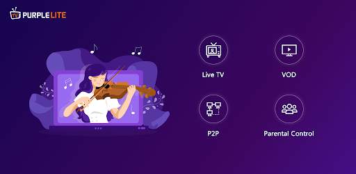 IPTV Purple Player Lite screenshot 1