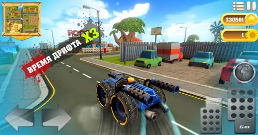 Cartoon Hot Racer 3D скриншот 3