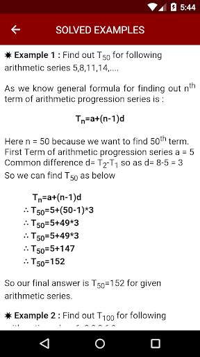 Arithmetic Progression Solver Learner & Calculator screenshot 3