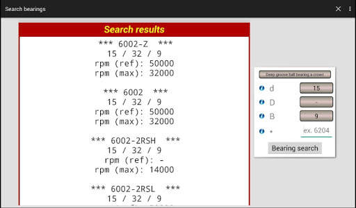 Search bearings Lite screenshot 8