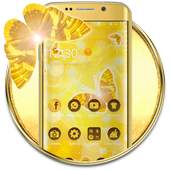 Butterfly Gold Wallpaper Theme 1.1.4