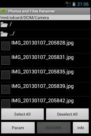 Photos and Files Renamer 3 تصوير الشاشة
