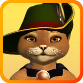 Talking Cat in Boots أيقونة