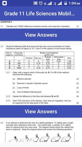 Grade 11 Life Sciences Mobile Application screenshot 4
