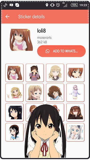 Loli Kawaii Sticker WA screenshot 6