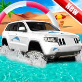 New Water Surfer Jeep Driving Sim icon