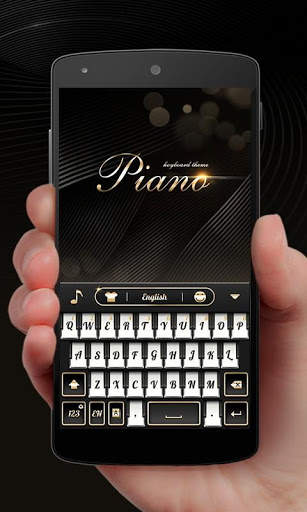 Piano GO Keyboard Animated Theme screenshot 1