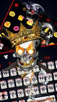 Skull Devil Gravity Keyboard Theme💀 screenshot 2