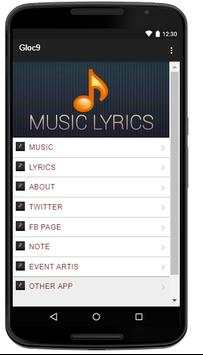 Gloc-9 Music Lyrics screenshot 1