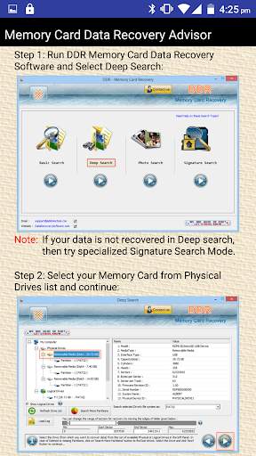 Memory Card Data Recovery Help screenshot 3