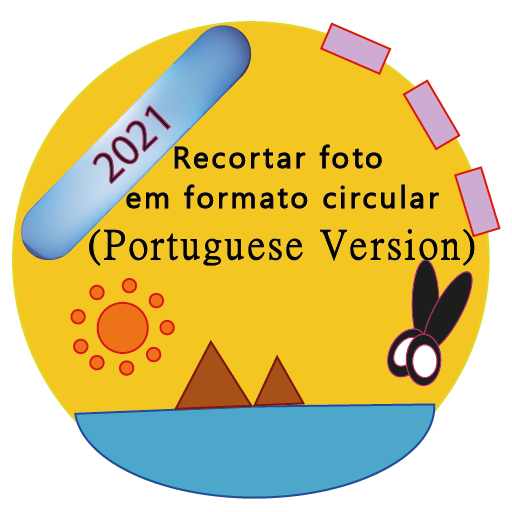 ikon Recortar foto em formato circular