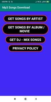 Mp3  Songs Download screenshot 1