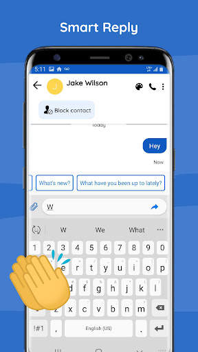 Messenger Lite - SMS Launcher screenshot 3
