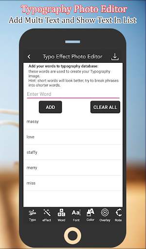 Typography Photo Effect Editor screenshot 4
