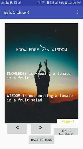 EPIC 1 Liners-Insta Wapp Fbook daily Update screenshot 2
