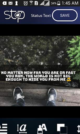 Status Text On Photos (stop) screenshot 6