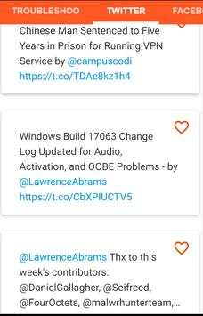 Troubleshooting screenshot 2