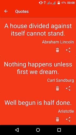 Quote - Best Offline Quotes Learning App screenshot 3