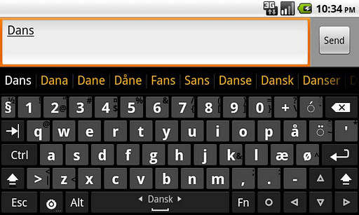 Hacker's Keyboard скриншот 4