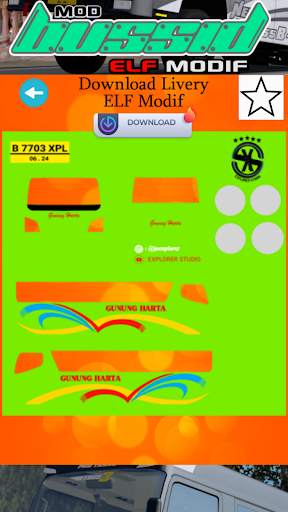 Mod Bussid Elf Modif screenshot 5