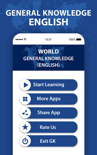 General Knowledge English App screenshot 1