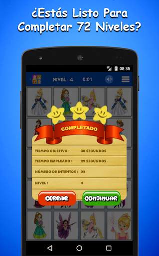 Juego De Memoria De Princesas Para Niños screenshot 4