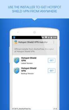 Hotspot Shield VPN Installer screenshot 1