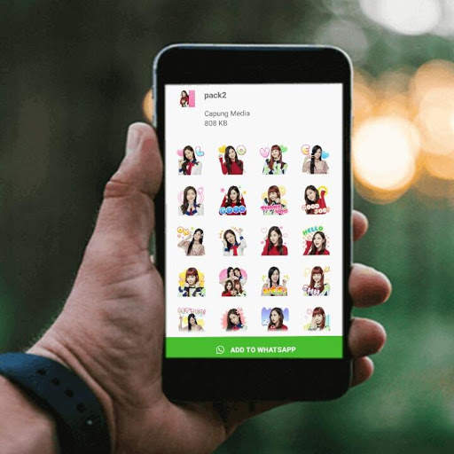 500 Sticker WA Kpop Funy - Free screenshot 4