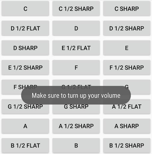Quarter Tone Pitch Pipe Tuner screenshot 2
