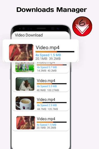 Six Video Downloader - free Downland 2021 2 تصوير الشاشة