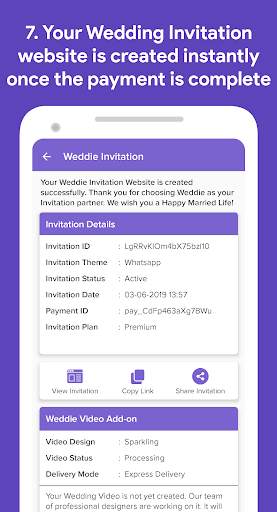 Weddie - Free Wedding Websites screenshot 7