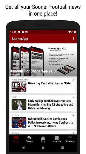 SoonerApp OU Football News screenshot 1