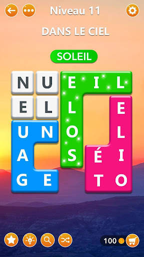 Word Blocks Puzzle - Jeux de mots screenshot 1