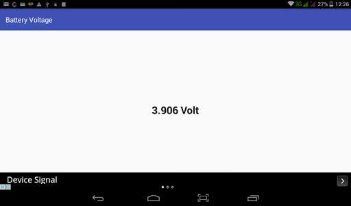 Battery Voltage Readout screenshot 2