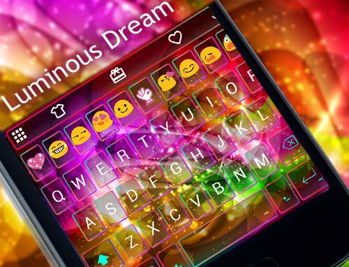 Neon Daydream Emoji Keyboard स्क्रीनशॉट 5
