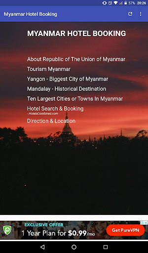 Myanmar Hotel Booking screenshot 1