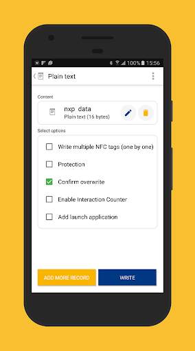 NFC TagWriter by NXP screenshot 3