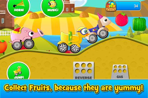 Animal Cars Kids Racing Game screenshot 5