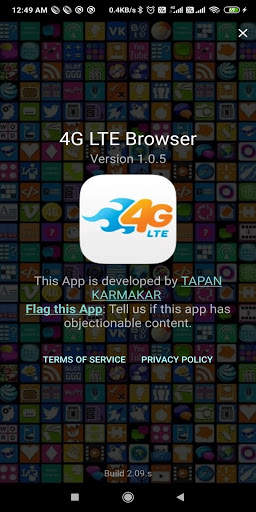 4G LTE Browser screenshot 3