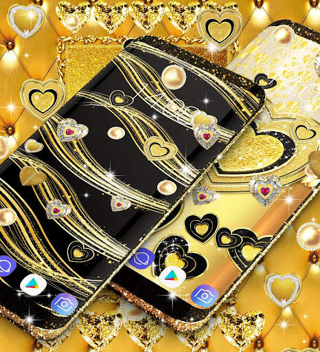 Gold live wallpaper screenshot 2