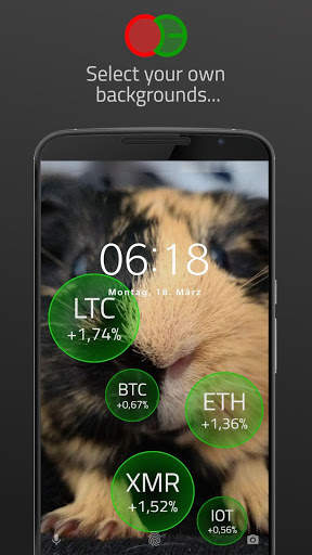 Crypto Bubbles Live Wallpaper screenshot 3