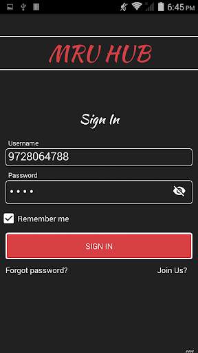 MruHub Recharge App screenshot 1