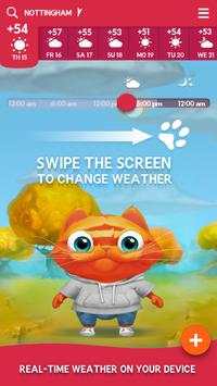 Cat Forecast - Cute Weather скриншот 2