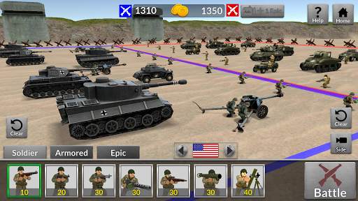 WW2 Battle Simulator screenshot 2