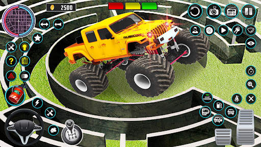 Monster Truck Maze Puzzle Game screenshot 2