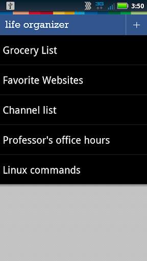 Life Organizer 5 تصوير الشاشة