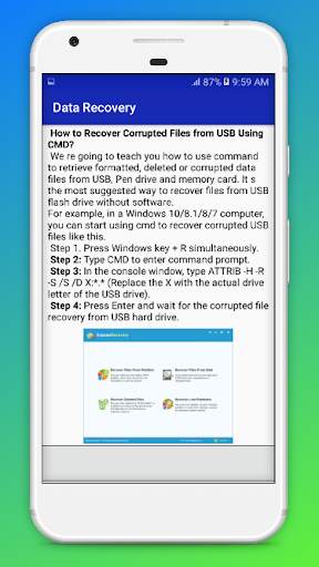 Mobile Phone Data Recovery Guide 2021 screenshot 4