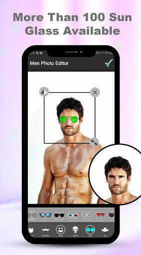 Cool Men Photo Editor, Men Hairstyle Editor screenshot 2